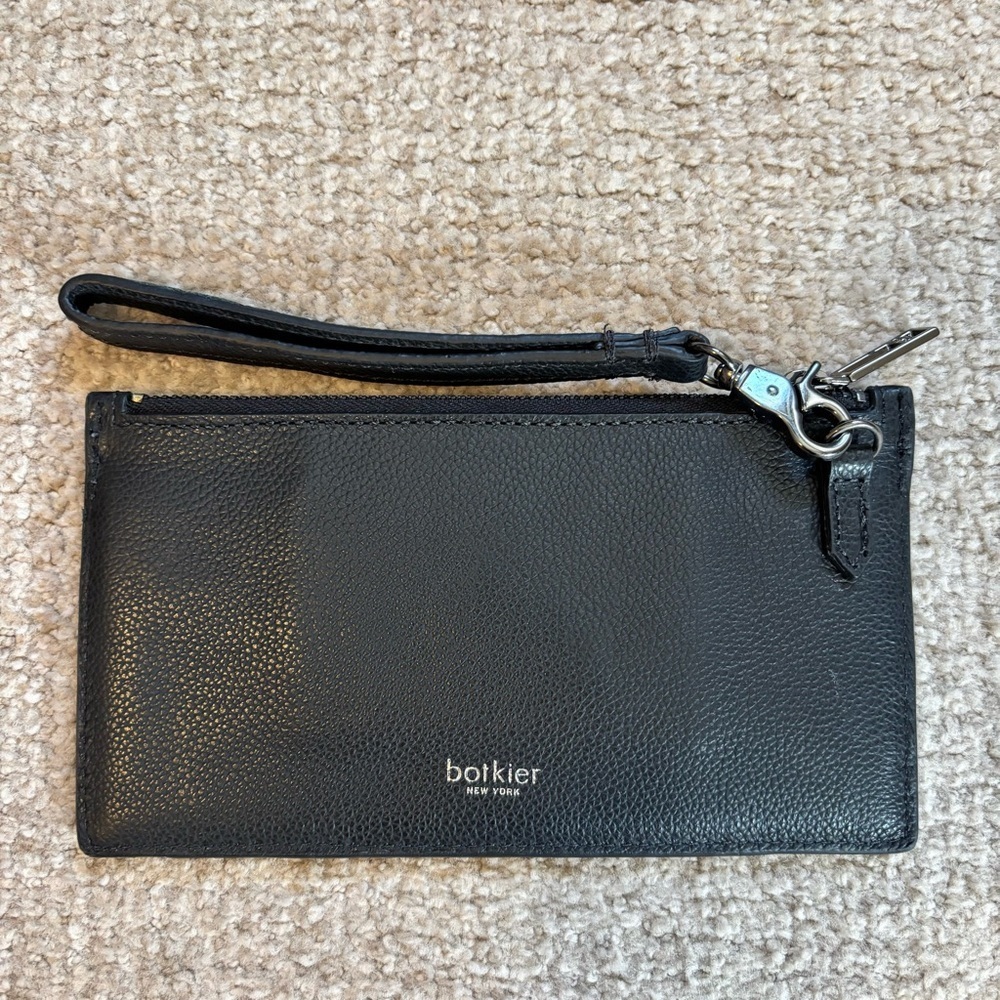 Botkier Black Leather Crosstown Clutch​ - Picture 3 of 5